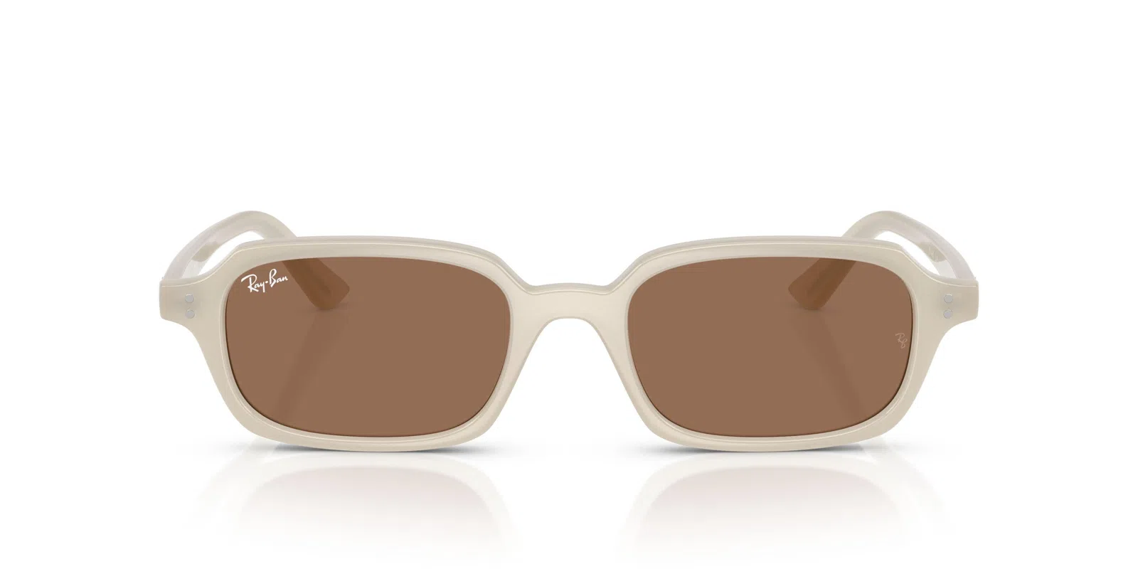 Ray-Ban Zuri 4455 Sunglasses - Cloudy Warm White - view 6